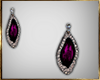(A1)Zimba purple earring