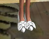KASEY WHITE BOW SHOES