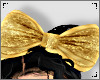 ♥ Gold Bow