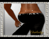 (C) Blk Studded Leg Jean