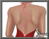 Snake Back Necklace Red