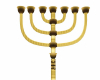 Gold Temple Menorah