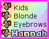 Kids Blonde Eyebrows