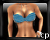 *cp*Blue Chained Bra