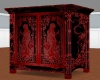 Red Silhouette Armoire