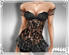 !Peplum Lace Black