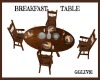 BREAKFAST TABLE