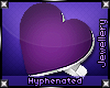 {-} Heart Ring | Purple