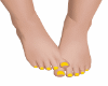 Feet yellow nails