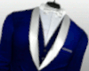 Elegant Holiday Suit Blu