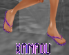 +JEN FLOPS PINK PURPLE