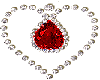 Red & diamond Heart