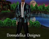 blue deco suit