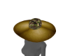 white hat black-trim