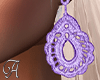 Lilac Crochet Earrings