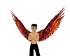 Flamed Animated Wings