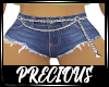 Blue Chained Shorts Rl