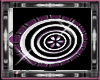 Round anim. purple rug