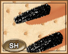 [SH] Black Glitter Nails