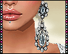 S|White Rose Earrings
