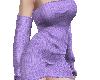 A~ Lilac Sweater Dress
