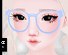 Ⓐ Blue Nerd Glasses