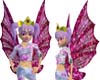 Crystal Pink Fairy Wings
