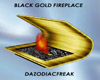 Black Gold Fireplace
