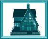 Glass Cottage in Teal