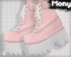 x Platform Boots Pink