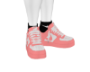 Salmon & White AF1