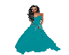 gown teal