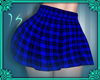 (IS) Plaid Skirt blue&b