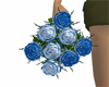 Mid & light blue bouquet