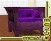 Purple armchair
