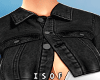 S.Dina Black Denim Top