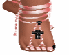 pink cross feet