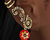 Mandala Gold Earrings
