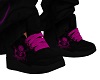 Pink Skull Dub Shoes 