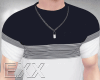 ♛ Navy | White+Chain.