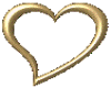 Animated Gold Heart