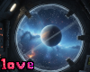 looking into space postr