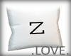 .LOVE. Letter z pillo