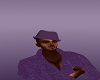 men purple hat