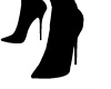 black sillhouette shoes