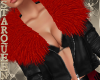 Black Jacket & Red Fur