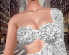 Silver Chrome mini dress