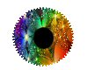 Rainbow human eyes Male