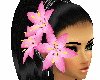 headdress pink lilies