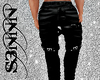 S3N - Leather Belt Pants